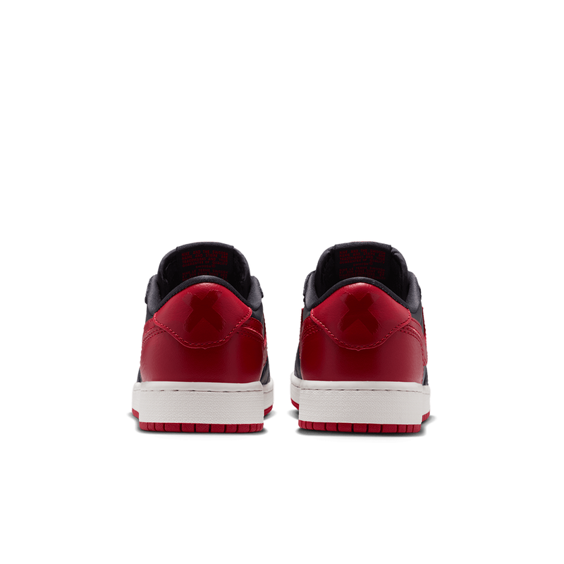 AIR JORDAN 1 RETRO LOW OG (GS) VARSITY RED / SUMMIT WHITE "BANNED"