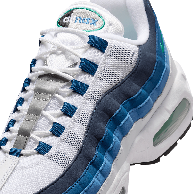 AIR MAX 95 OG WHITE/EMERALD GREEN-LAKE BLUE