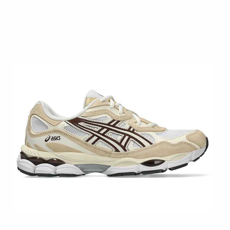 ASICS Men's GEL-NYC (White/Roasted Coffee) - August Shop