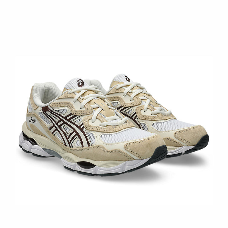 ASICS Men's GEL-NYC (White/Roasted Coffee) - August Shop