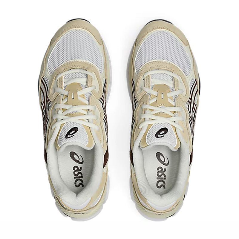 ASICS Men's GEL-NYC (White/Roasted Coffee) - August Shop