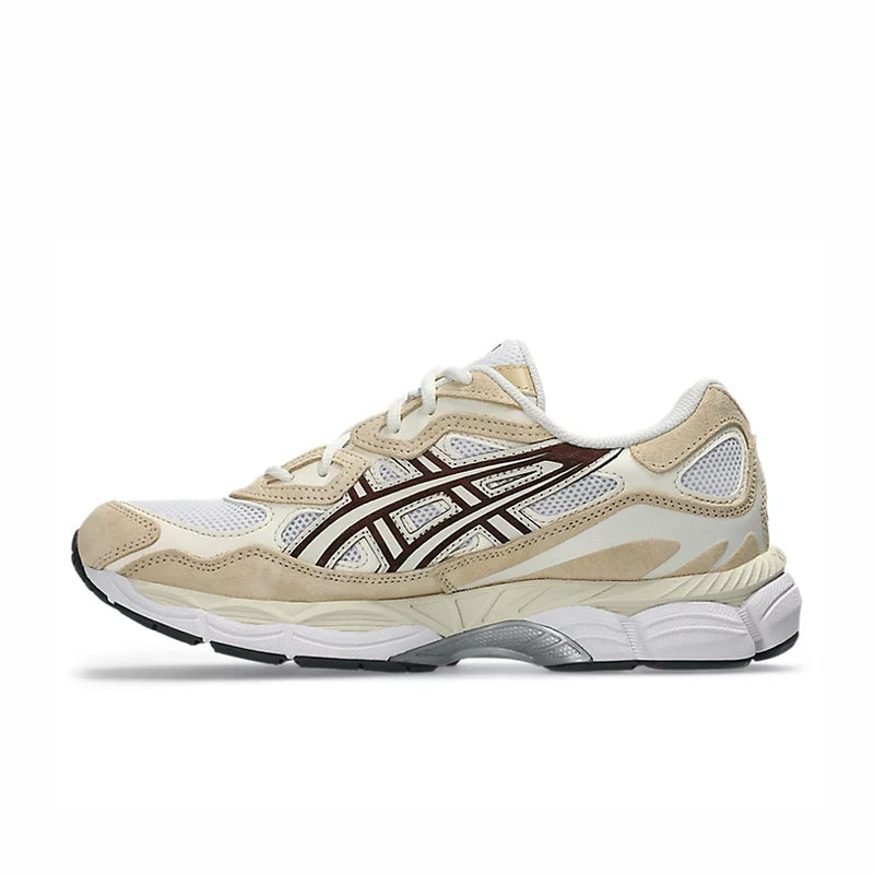 ASICS Men's GEL-NYC (White/Roasted Coffee) - August Shop