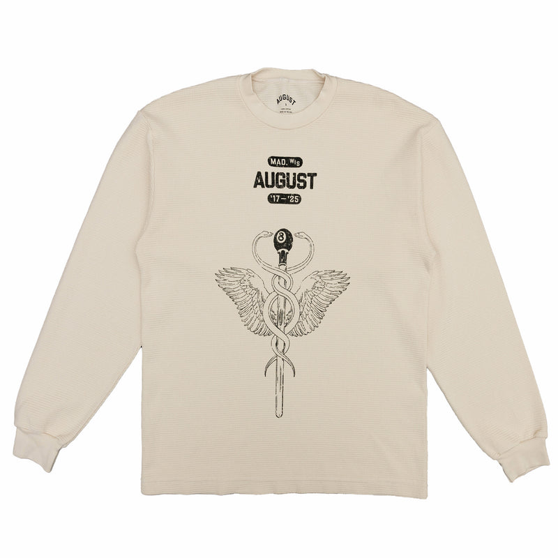 August 8 Year Anniversary "Mercurial" Heavyweight Thermal (Cream) - August Shop