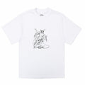 August 8 Year Anniversary "Mercury In Flight" Heavyweight Crop T-Shirt (White) - August Shop