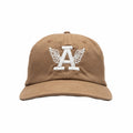 August 8 Year Anniversary "Winged A" 6 Panel Cotton Cap (Dune) - August Shop