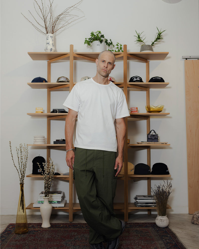 August "Basics" Cropped T-Shirt - 6.5oz 100% Cotton (Off White) - August Shop
