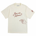 August "Cigar Lounge - Tienes Una Fosforera?" Cropped Tee (Off White) - August Shop