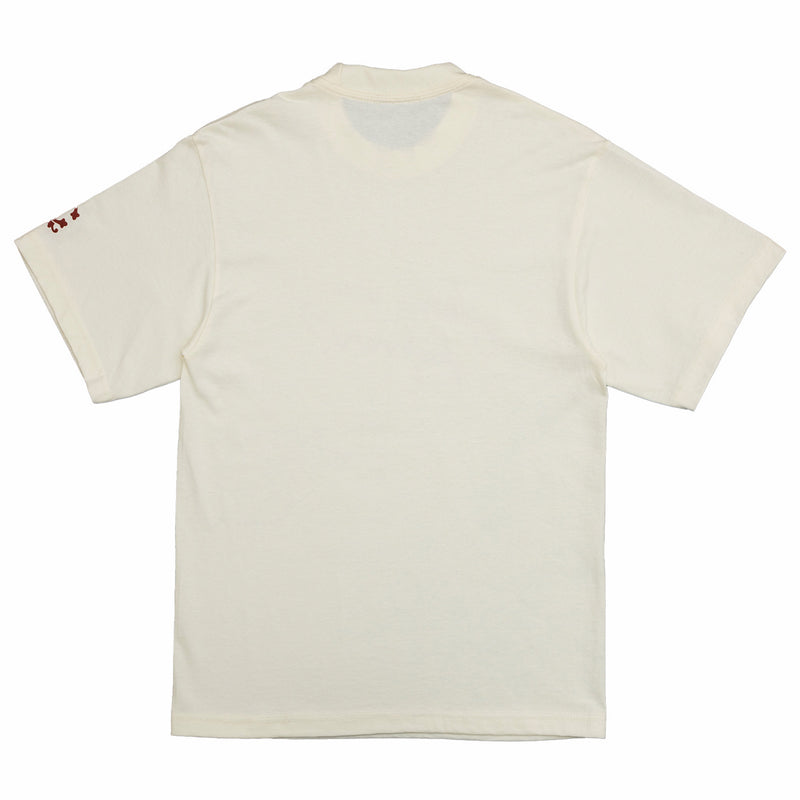 August "Cigar Lounge - Tienes Una Fosforera?" Cropped Tee (Off White) - August Shop