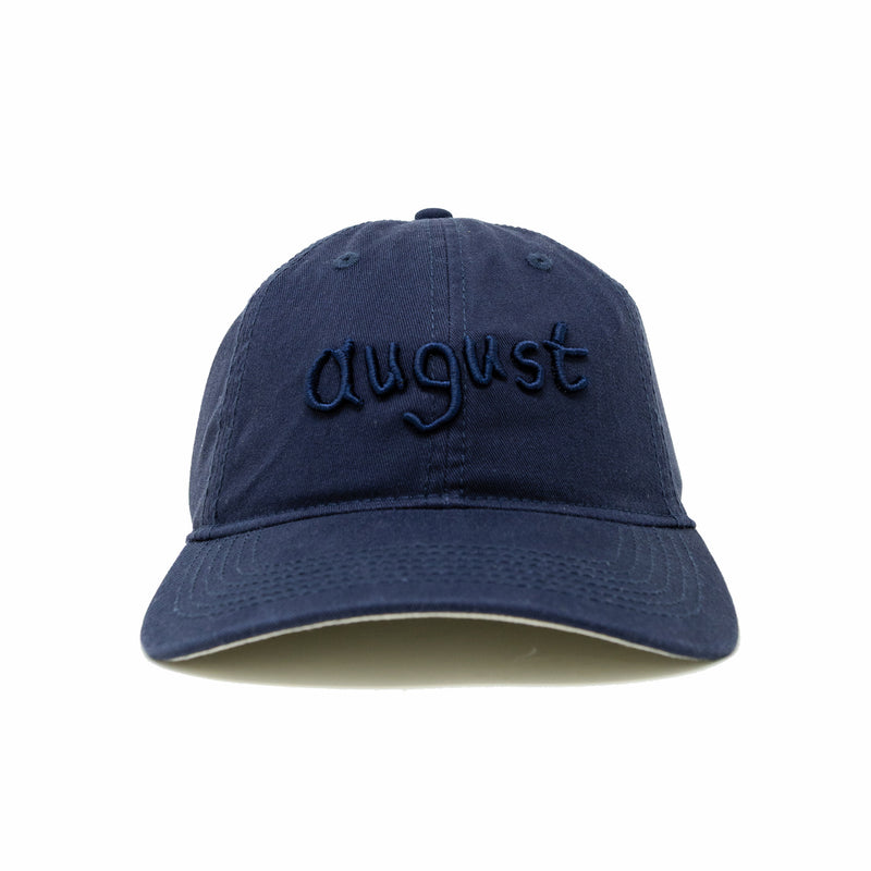 August "Father & Son" Scribble Logo Dad Hat (Navy) - August Shop
