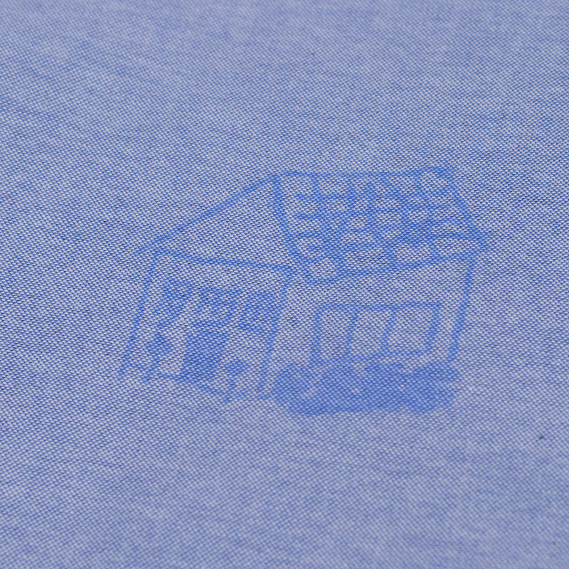 August "Father & Son" Scribble Oxford Shirt (Blue) - August Shop
