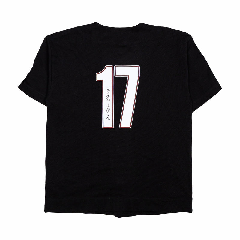 August "Mad-Town Cranes" Hometown Baseball Jersey (Black) - August Shop