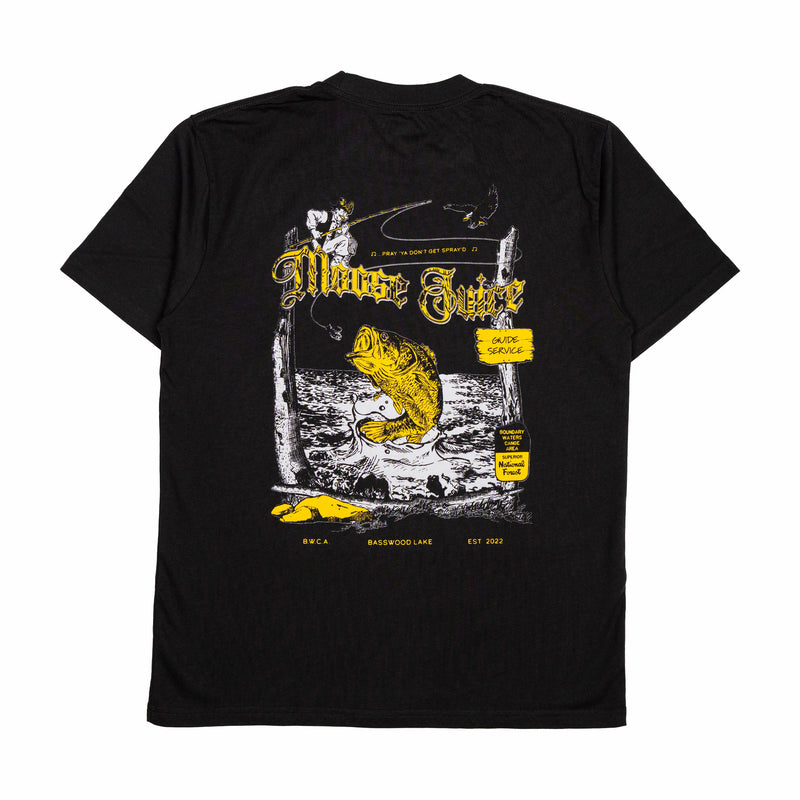 August "Moose Juice Guide Service" 6.5oz Cotton T-Shirt (Cole) - August Shop