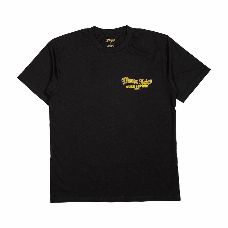August "Moose Juice Guide Service" 6.5oz Cotton T-Shirt (Cole) - August Shop