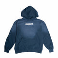 August "Puff Logo" 14oz Heavyweight Hoodie (Potassium Navy) - August Shop