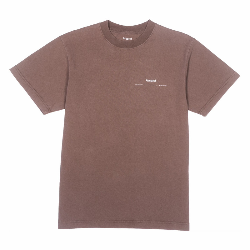 August "Shop Tee" 7.5oz Heavyweight T-Shirt (Cub) - August Shop