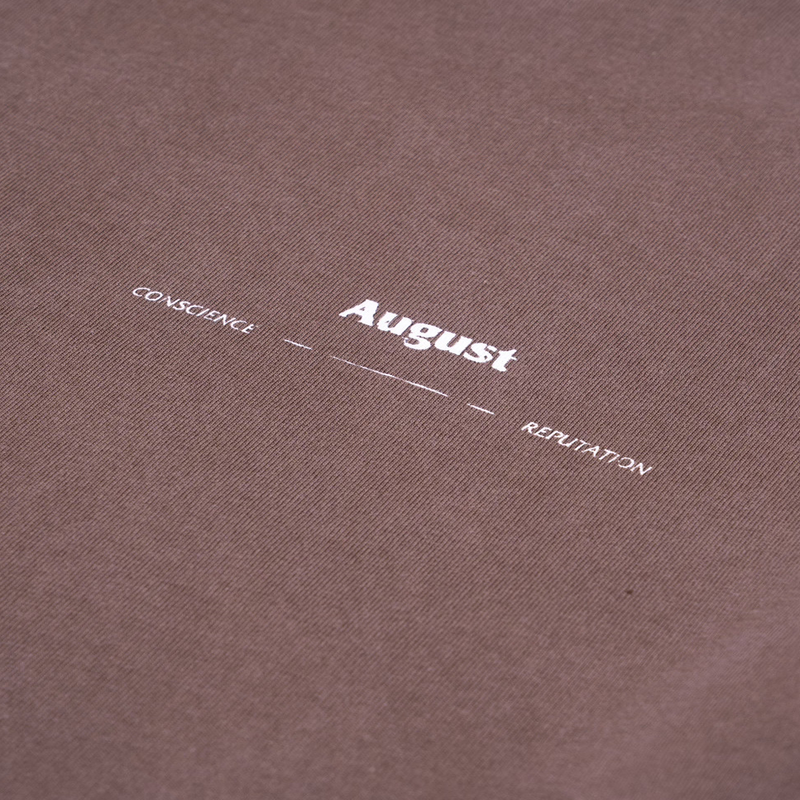 August "Shop Tee" 7.5oz Heavyweight T-Shirt (Cub) - August Shop