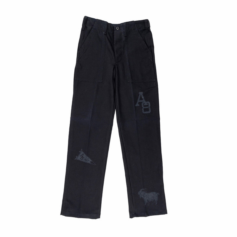 August x Stan Ray 8 Year Anniversary "Mercurial" Camp Trouser (Black) - August Shop