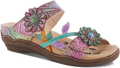 Quarter turn view Women's L'Artiste Footwear style name Aymee in color Sky Multi. Sku: AYMEE-SKYM
