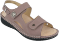 Quarter turn view Women's Finn Comfort Footwear style name Barbuda in color Rose Street. Sku: 02641-834108