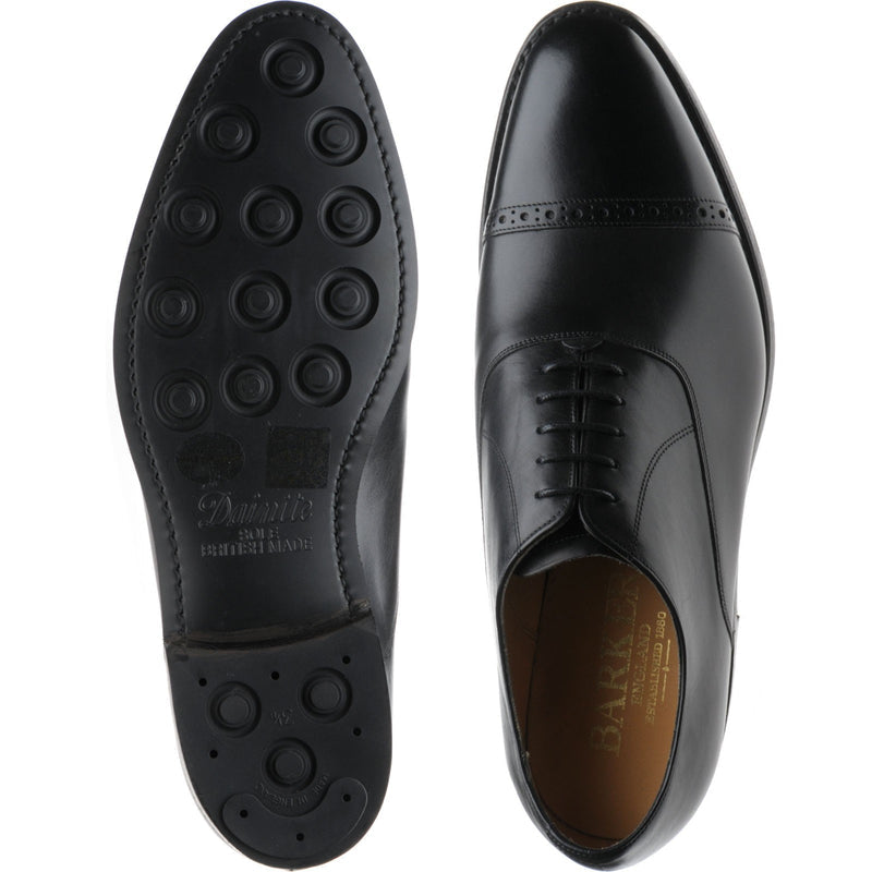 Product image for Barker Burford in black calf
