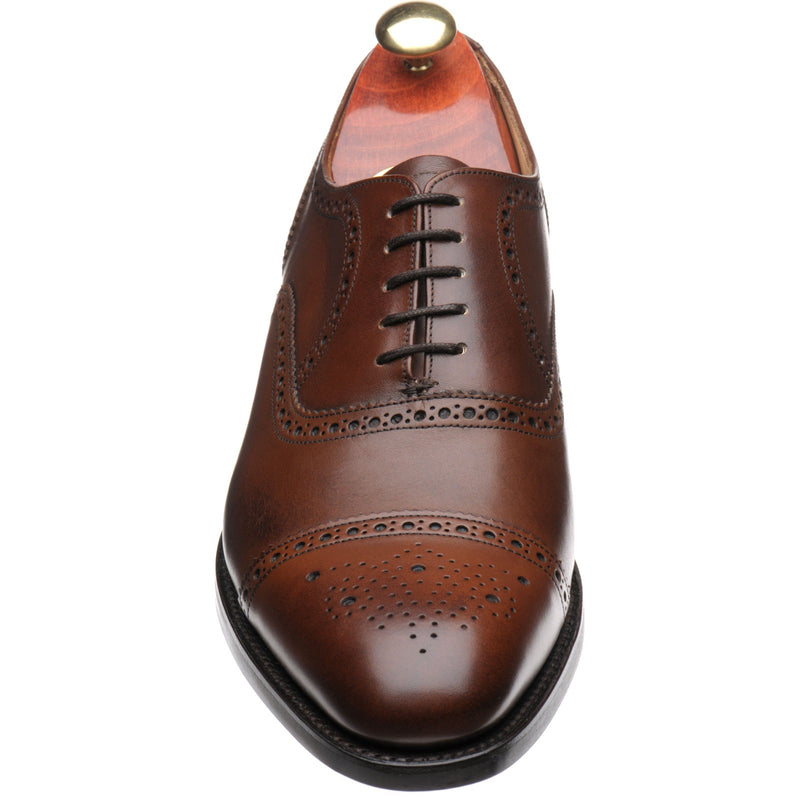 Product image for Barker Mirfield (Rubber) in dark walnut calf