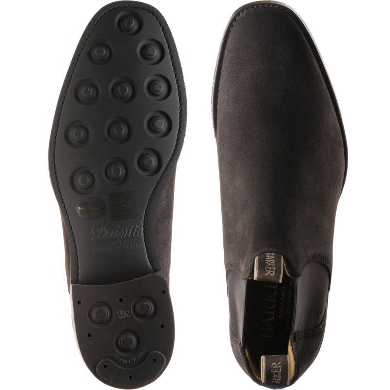 Product image for Barker Sutton in dark brown suede