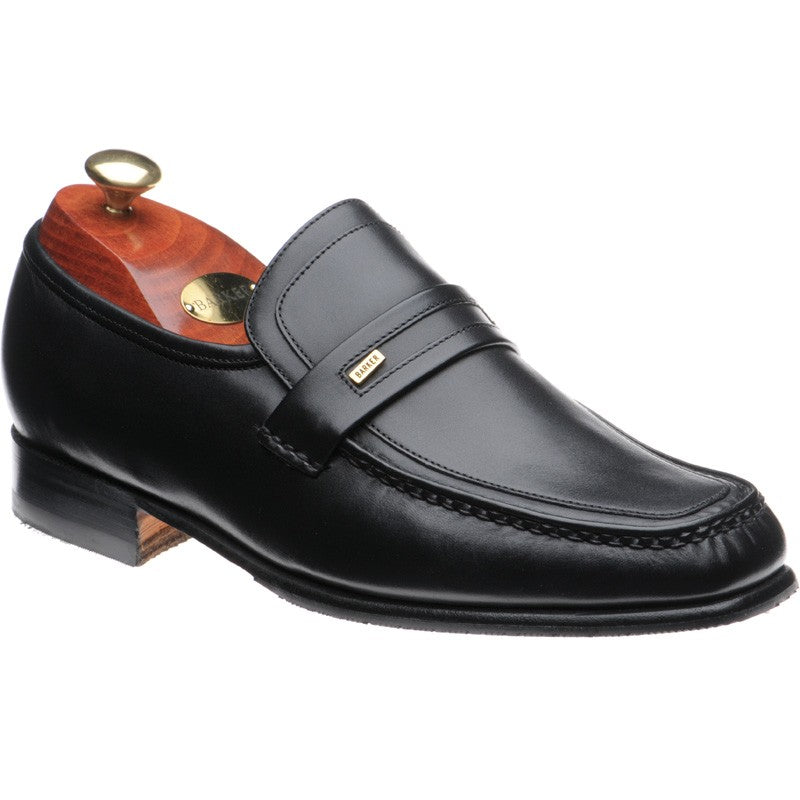 Product image for Barker Wesley in black calf