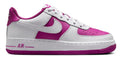 Big Kid's Air Force 1 BG White/Hot Fuchsia (HV0938 100)