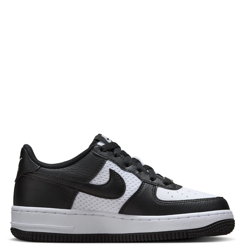 Big Kid's Air Force 1 Black/Black-White (HJ9201 001)