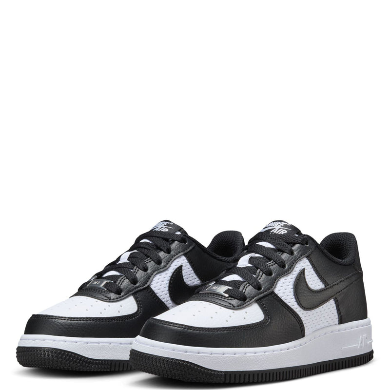 Big Kid's Air Force 1 Black/Black-White (HJ9201 001)