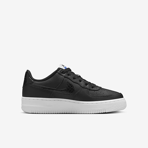 Big Kid's Air Force 1 LV8 1 Black/Black-White (FV7725 001)