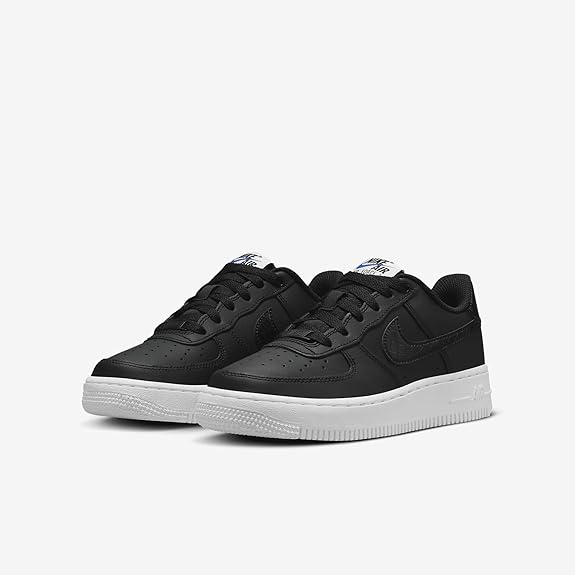 Big Kid's Air Force 1 LV8 1 Black/Black-White (FV7725 001)
