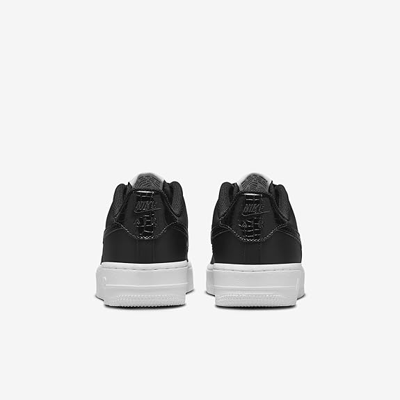 Big Kid's Air Force 1 LV8 1 Black/Black-White (FV7725 001)