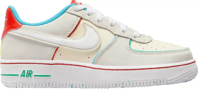 Big Kid's Air Force 1 LV8 2 BG Pale Ivry/Wt-Picante Rd (FQ8350 110)