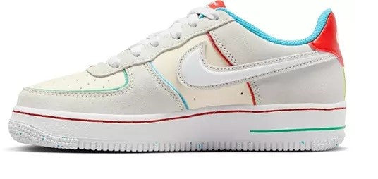 Big Kid's Air Force 1 LV8 2 BG Pale Ivry/Wt-Picante Rd (FQ8350 110)