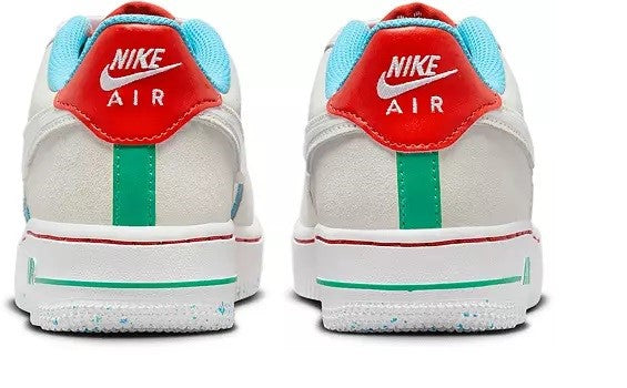 Big Kid's Air Force 1 LV8 2 BG Pale Ivry/Wt-Picante Rd (FQ8350 110)