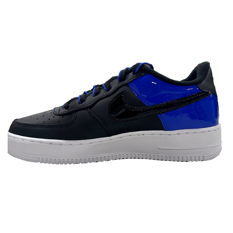Big Kid's Air Force 1 LV8 2 Black/Black-Racer Blue-White (HF0951 001)