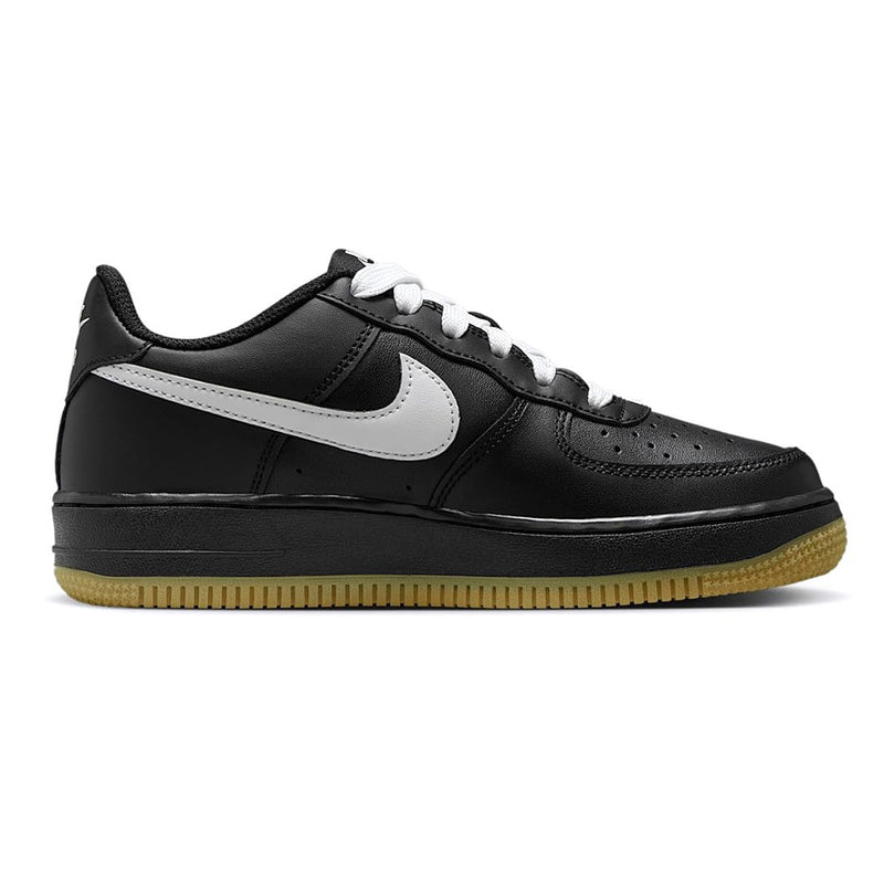 Big Kid's Air Force 1 LV8 3 Black/White-Gum Light Brown (IB8845 001)