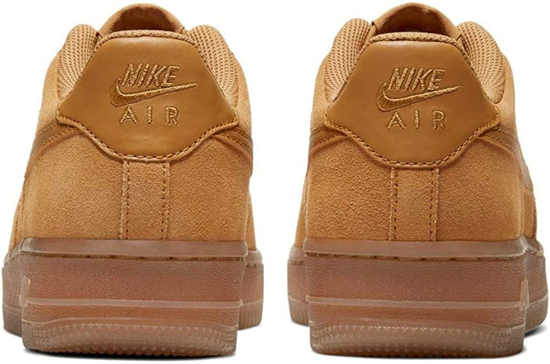 Big Kid's Air Force 1 LV8 Wheat/Wheat-Gum Light Brown (BQ5485 700)