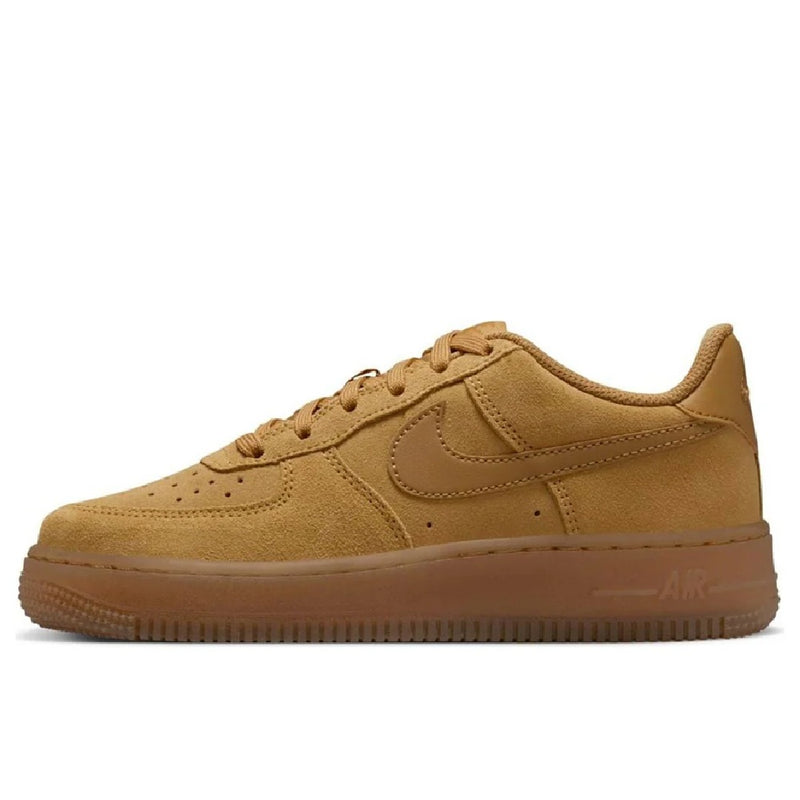 Big Kid's Air Force 1 LV8 Wheat/Wheat-Gum Light Brown (HQ7476 700)