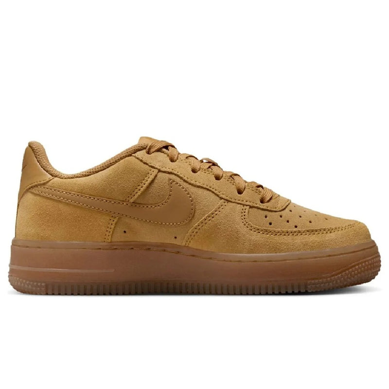 Big Kid's Air Force 1 LV8 Wheat/Wheat-Gum Light Brown (HQ7476 700)