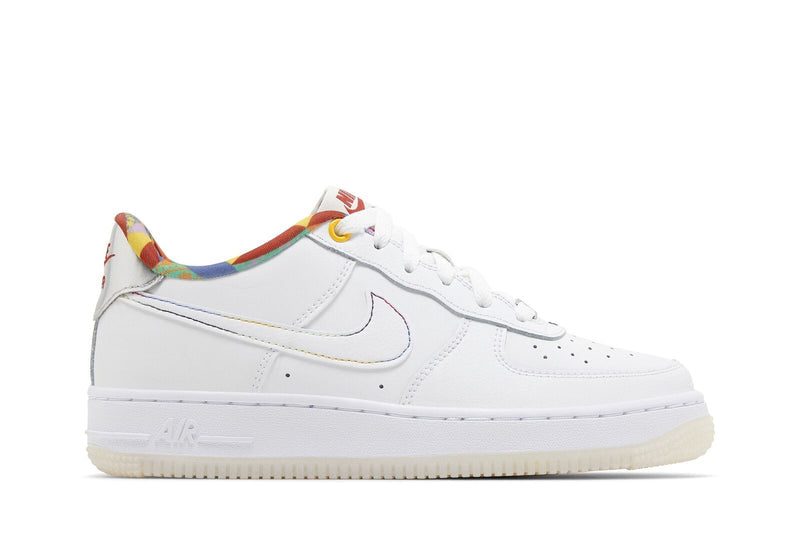 Big Kid's Air Force 1 LV8 White/White-White (FN8912 111)