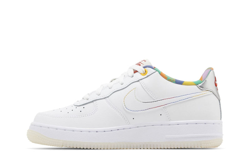 Big Kid's Air Force 1 LV8 White/White-White (FN8912 111)