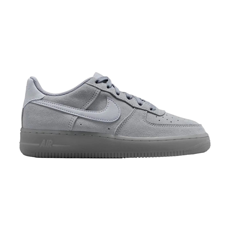 Big Kid's Air Force 1 LV8 Wolf Grey/Wolf Grey-Black (BQ5485 003)