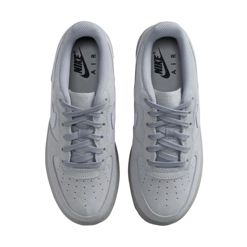 Big Kid's Air Force 1 LV8 Wolf Grey/Wolf Grey-Black (BQ5485 003)