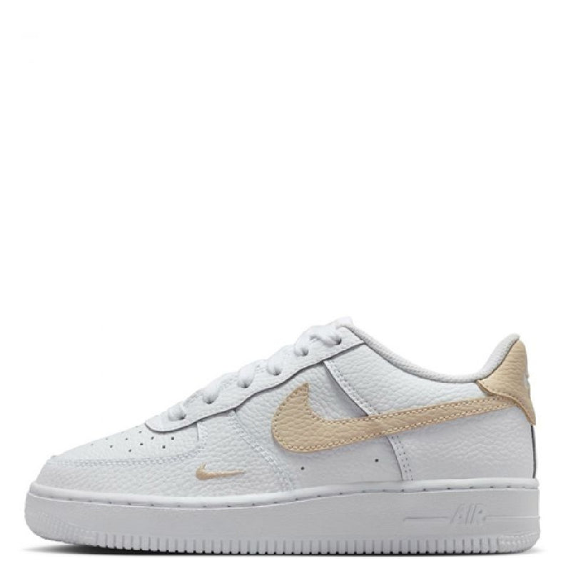 Big Kid's Air Force 1 MS White/Rattan (IO7403 102)