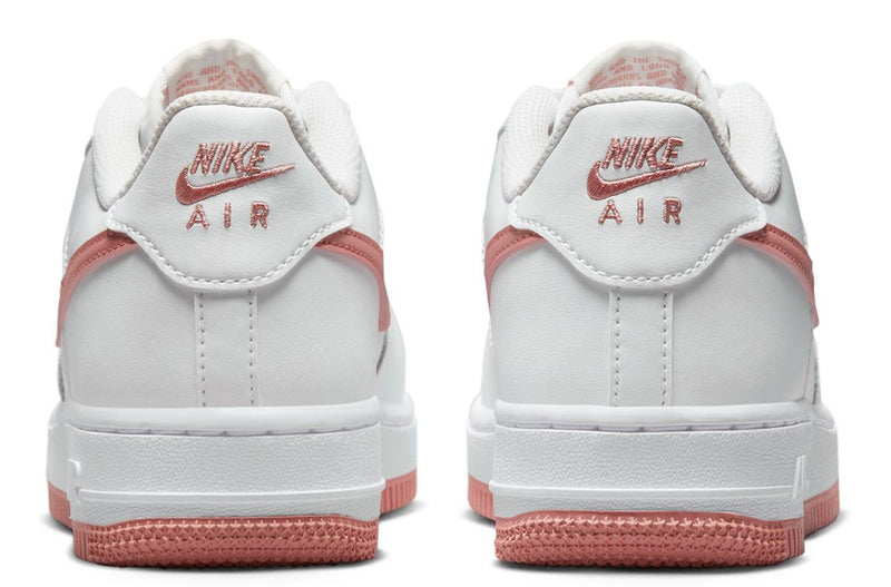 Big Kid's Air Force 1 Summit White/Red Stardust (DV7762 102)