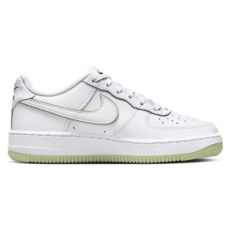 Big Kid's Air Force 1 White/Honeydew-White-Black (CT3839 108)