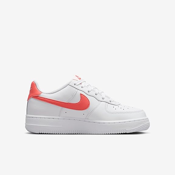 Big Kid's Air Force 1 White/Magic Ember (FV5948 117)
