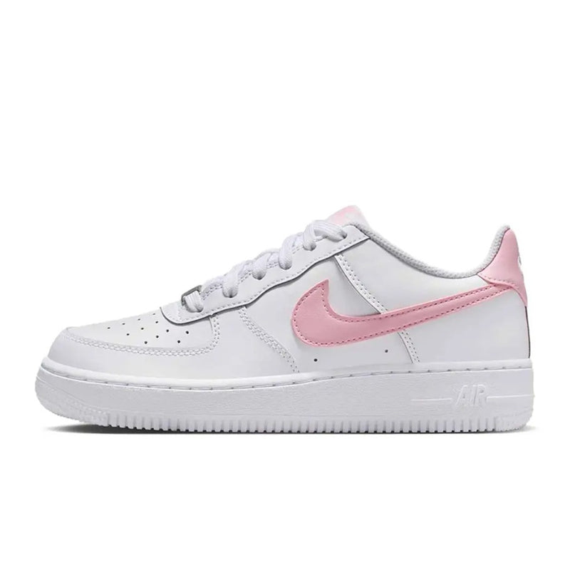 Big Kid's Air Force 1 White/Med Soft Pink-White (CT3839 115)